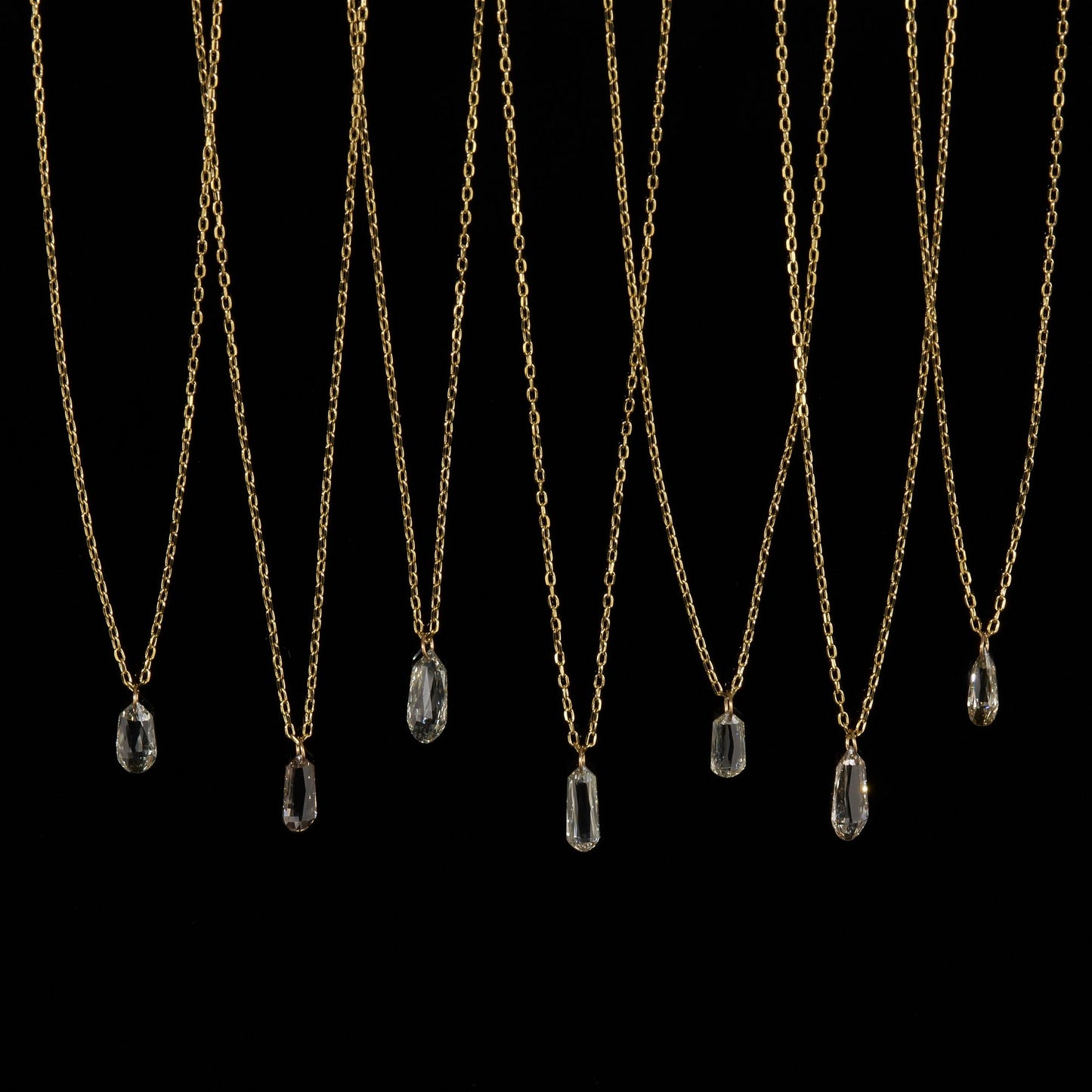 0.37 Carat One-of-a-Kind Diamond Drop Necklace | DN28-OOAK
