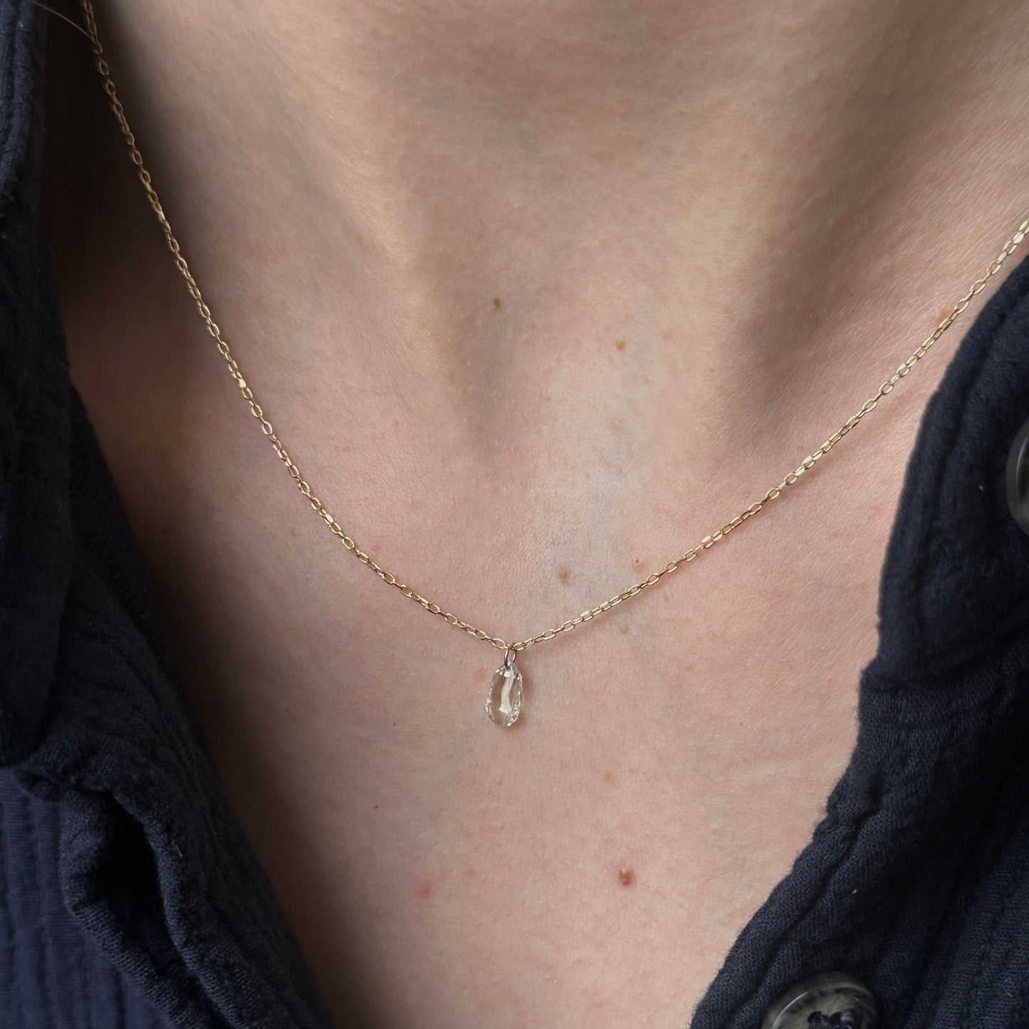 0.44 Carat One-of-a-Kind Diamond Drop Necklace | DN29-OOAK