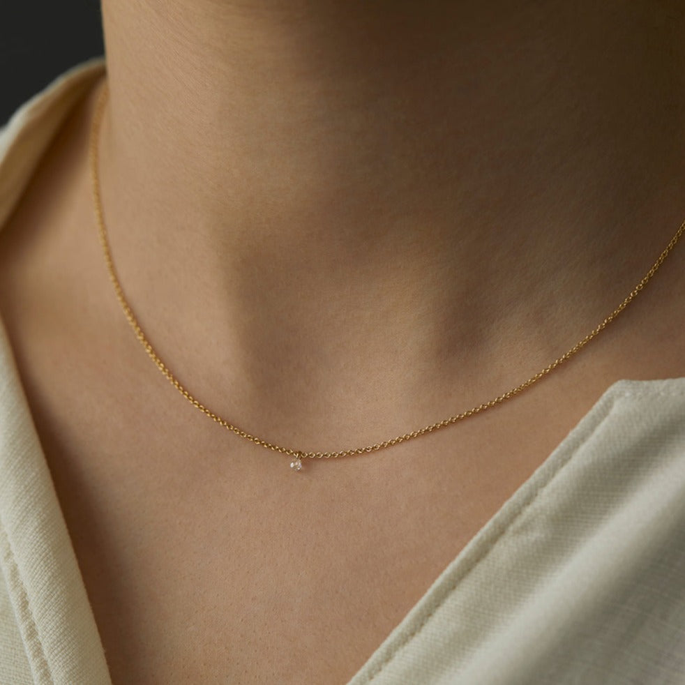 Diamond Drop Necklace | N1210W