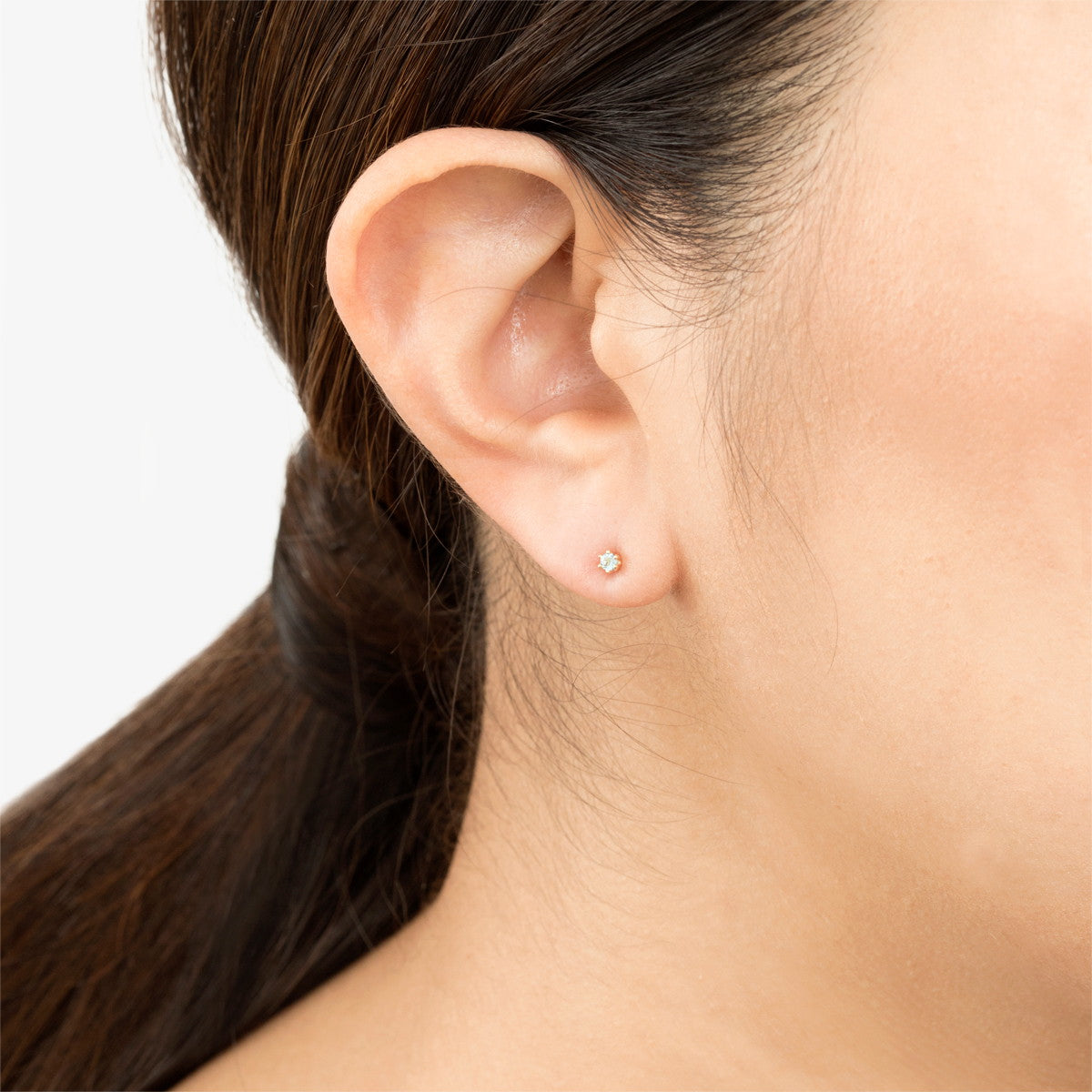Baby Aquamarine Studs | E1901AQ