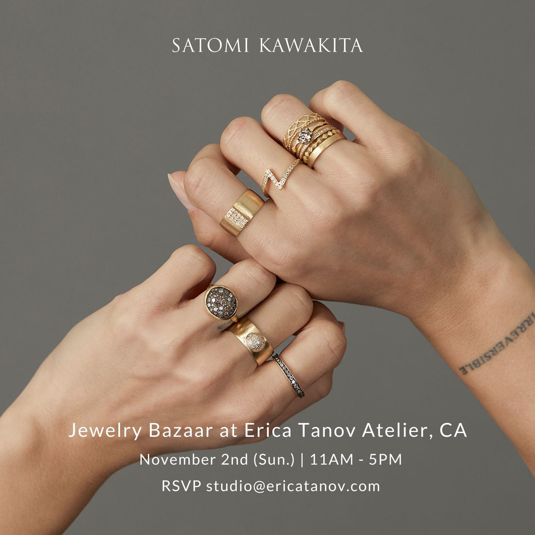 Jewelry Bazaar at Erica Tanov Atelier, Berkeley, CA