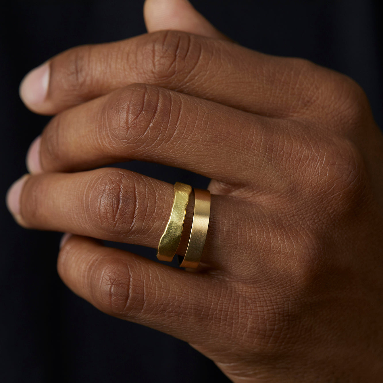 18K Yellow Gold on Modl