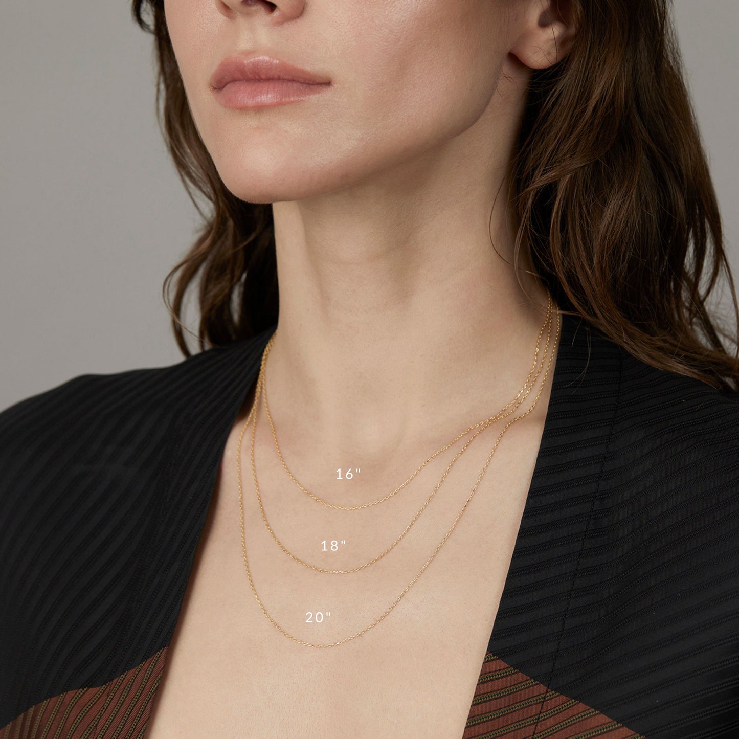 18K Yellow Gold on Model