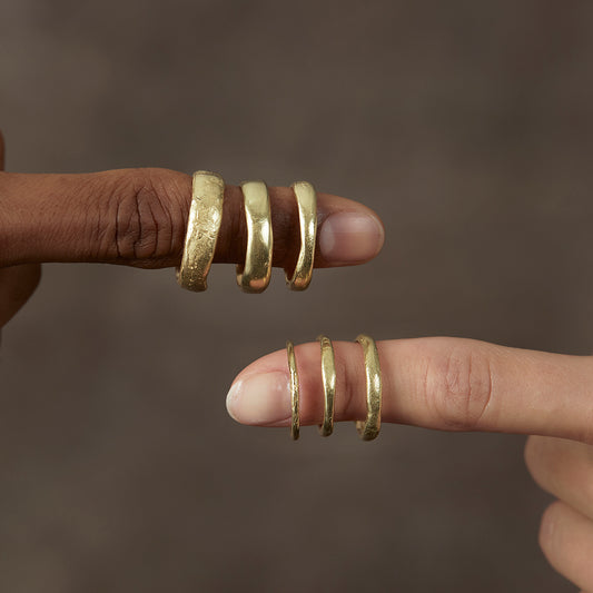 18K Yellow Gold on Model