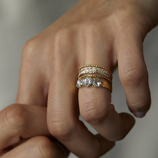 0.54 Carat One-of-a-Kind Rose Cut  Diamond Ring | DR223-OOAK