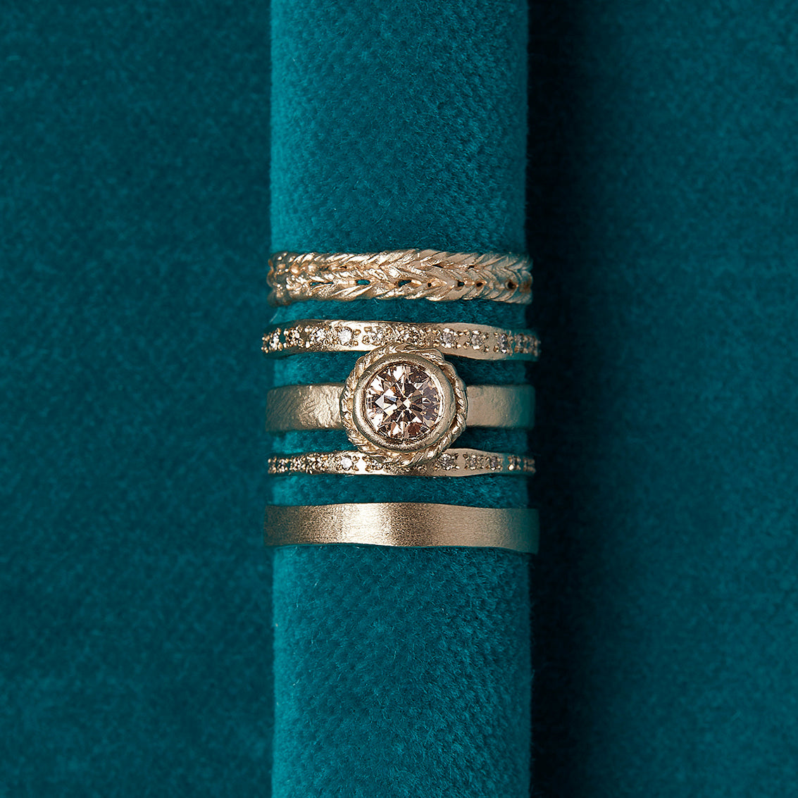 5mm Brown Diamond Dawn Ring | R35006BR