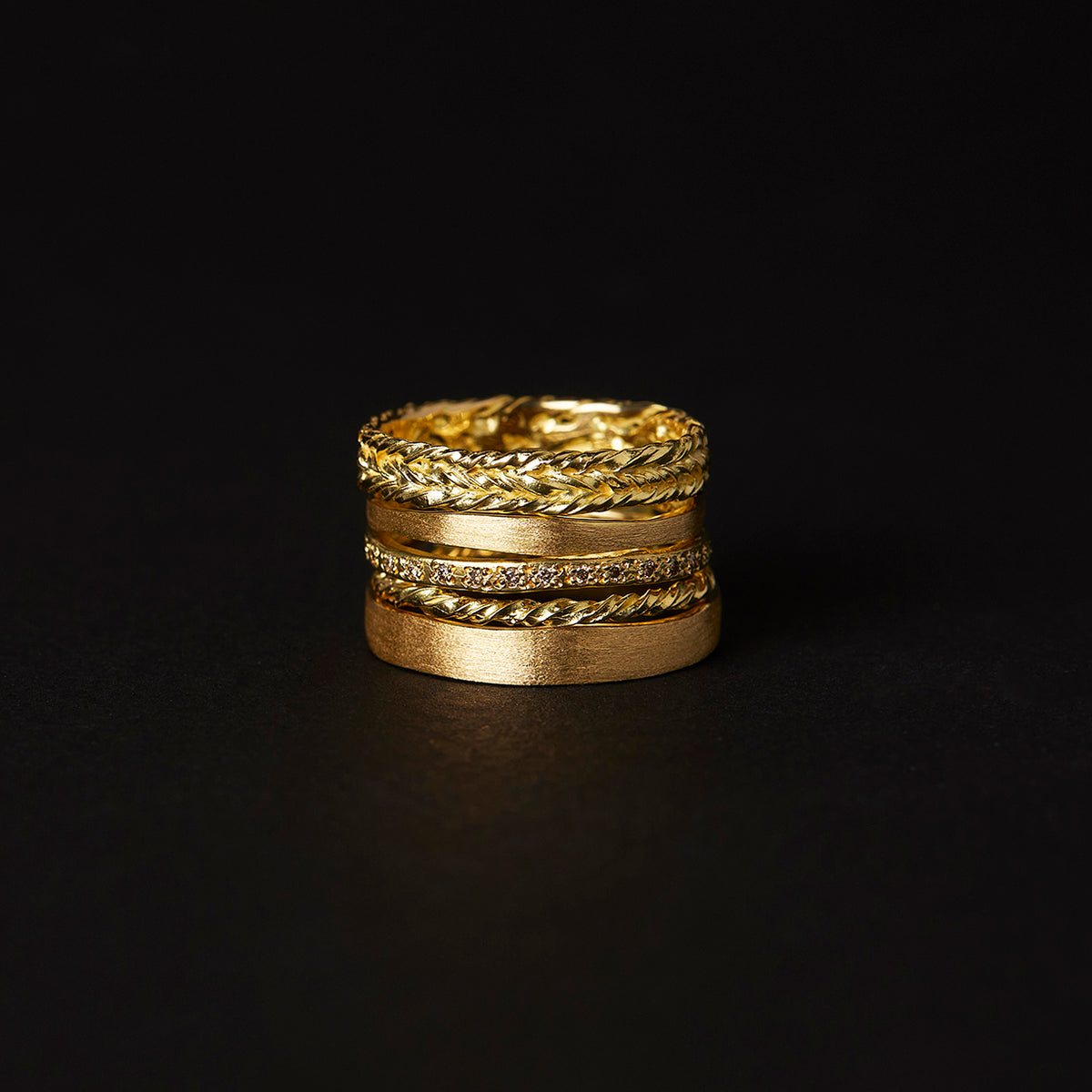 1.8mm Brown Diamond Glimmer Eternity Band | R36001BR