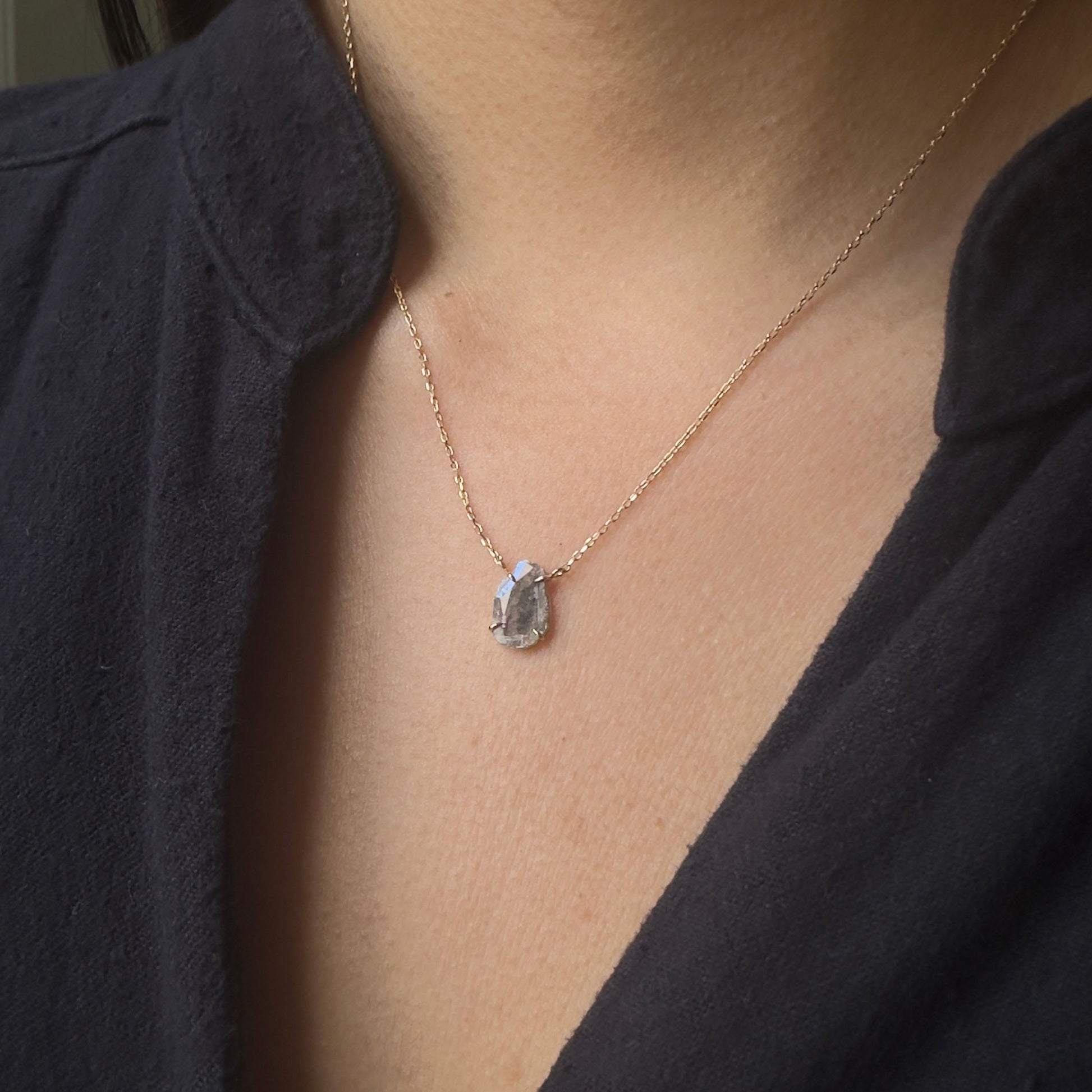 18K Yellow Gold on Model