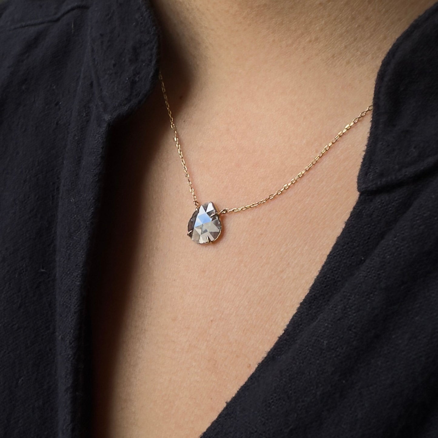 18K Yellow Gold on Model