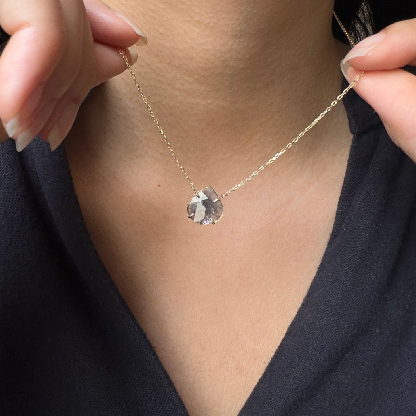 18K Yellow Gold on Model