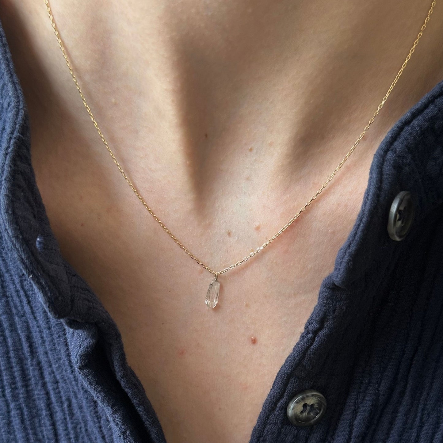 0.68 Carat One-of-a-Kind Diamond Drop Necklace | DN32-OOAK