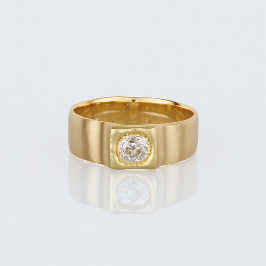 0.46 Carat One-of-a-Kind Old Mine Cut Diamond Ring | DR218-OOAK