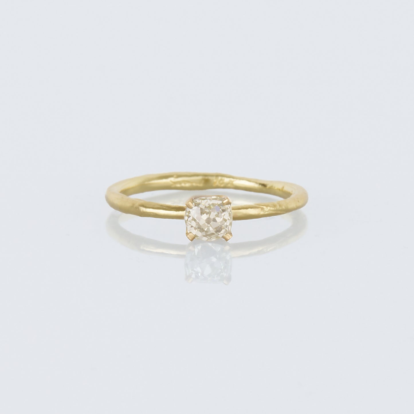 0.52 Carat One-of-a-Kind Old Mine Cut Diamond Ring | DR219-OOAK
