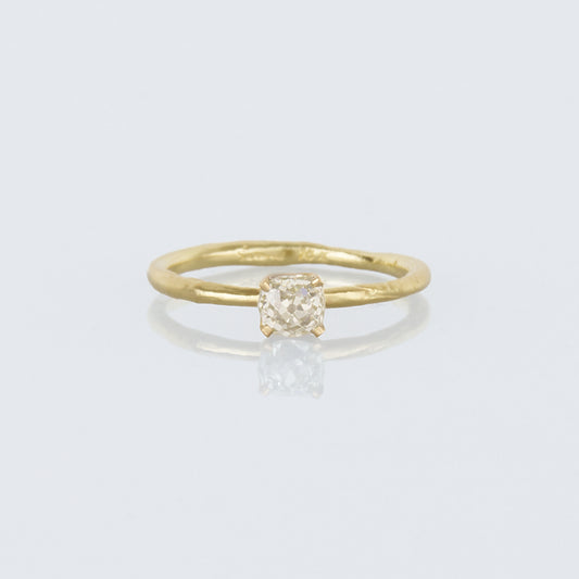 0.52 Carat One-of-a-Kind Old Mine Cut Diamond Ring | DR219-OOAK