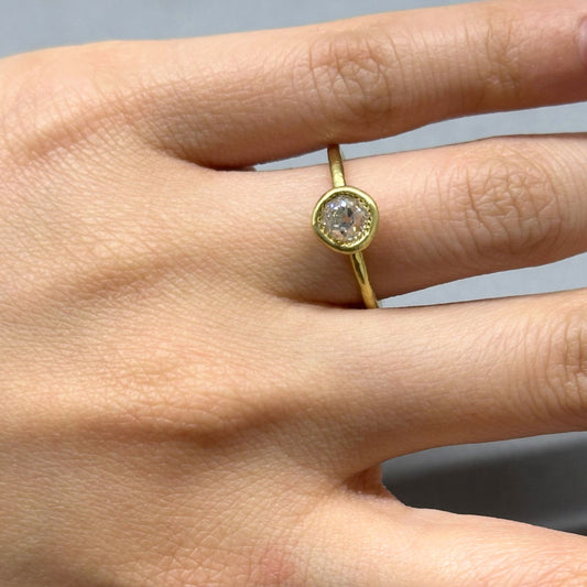 0.64 Carat One-of-a-Kind Old European Brilliant Cut Diamond Ring | DR220-OOAK