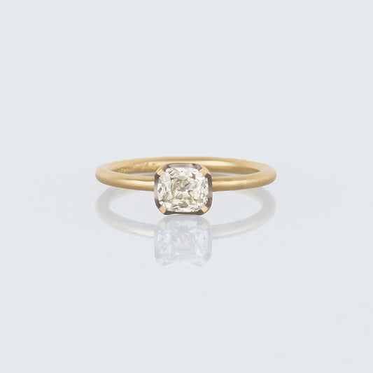 0.81 Carat One-of-a-Kind Old Mine Cut Diamond Ring | DR222-OOAK