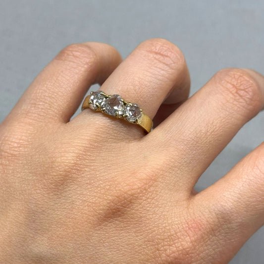 0.54 Carat One-of-a-Kind Rose Cut  Diamond Ring | DR223-OOAK