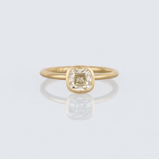 1.36 Carat One-of-a-Kind Old Mine Cut Diamond Ring | DR224-OOAK