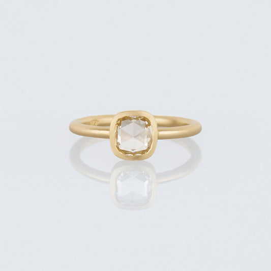 1.13 Carat One-of-a-Kind Rose Cut White Diamond Ring | DR237-OOAK