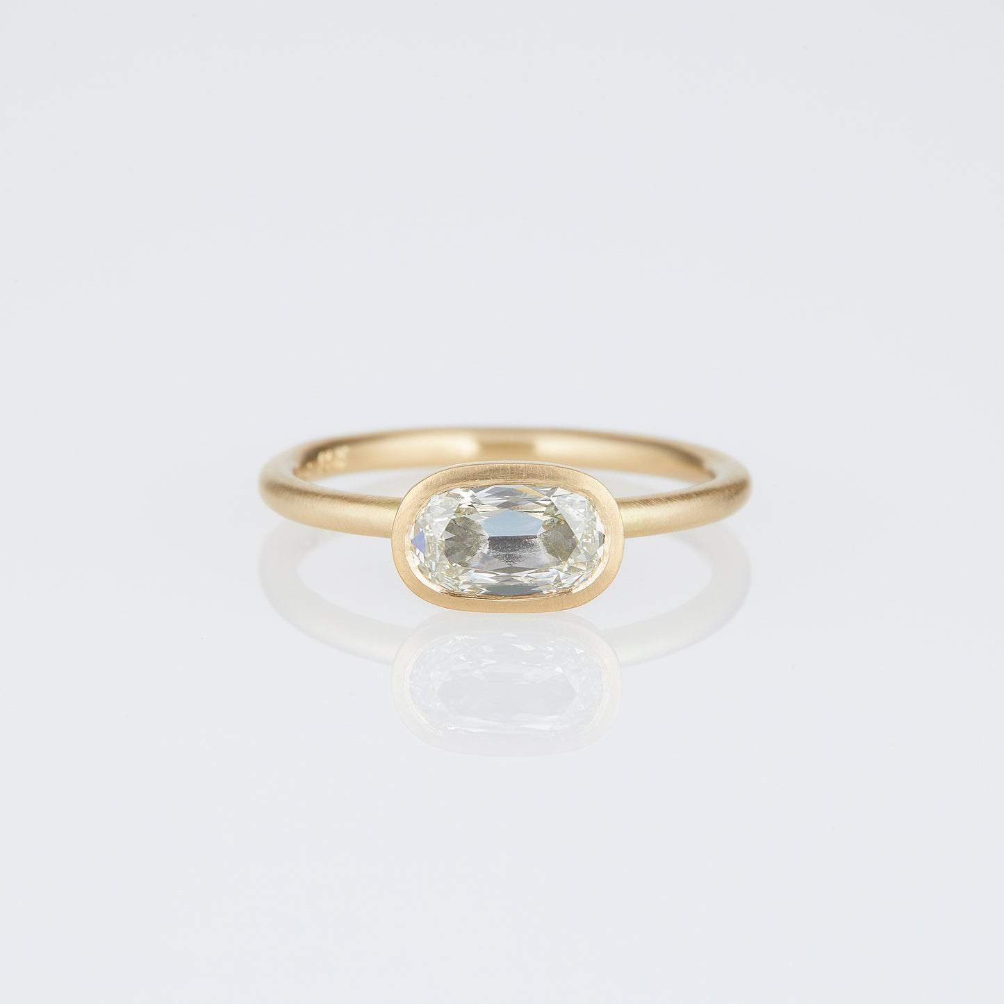 1.01 Carat One-of-a-Kind Cushion Modified Brilliant Cut White Diamond Ring | DR244-OOAK
