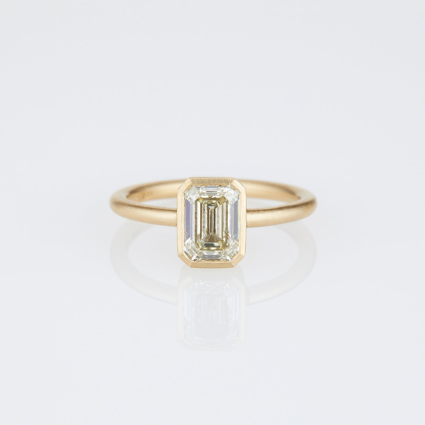 1.61 Carat One-of-a-Kind Emerald Cut White Diamond Ring | DR252-OOAK