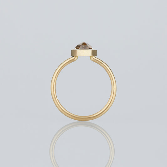 1.04 Carat One-of-a-Kind Rose Cut Taupe Brown Diamond Ring | DR277-OOAK