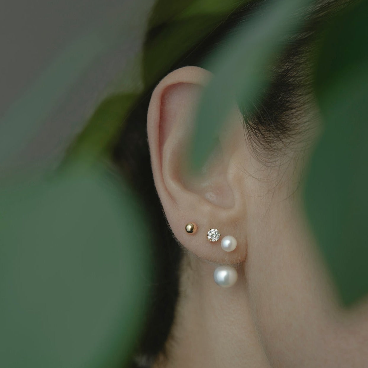 4mm Golden Ball Studs | E7604