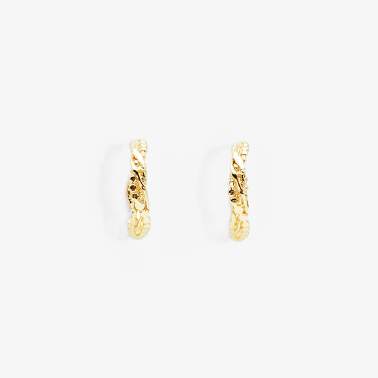 Twisting Vine Hoop Earrings | E8801