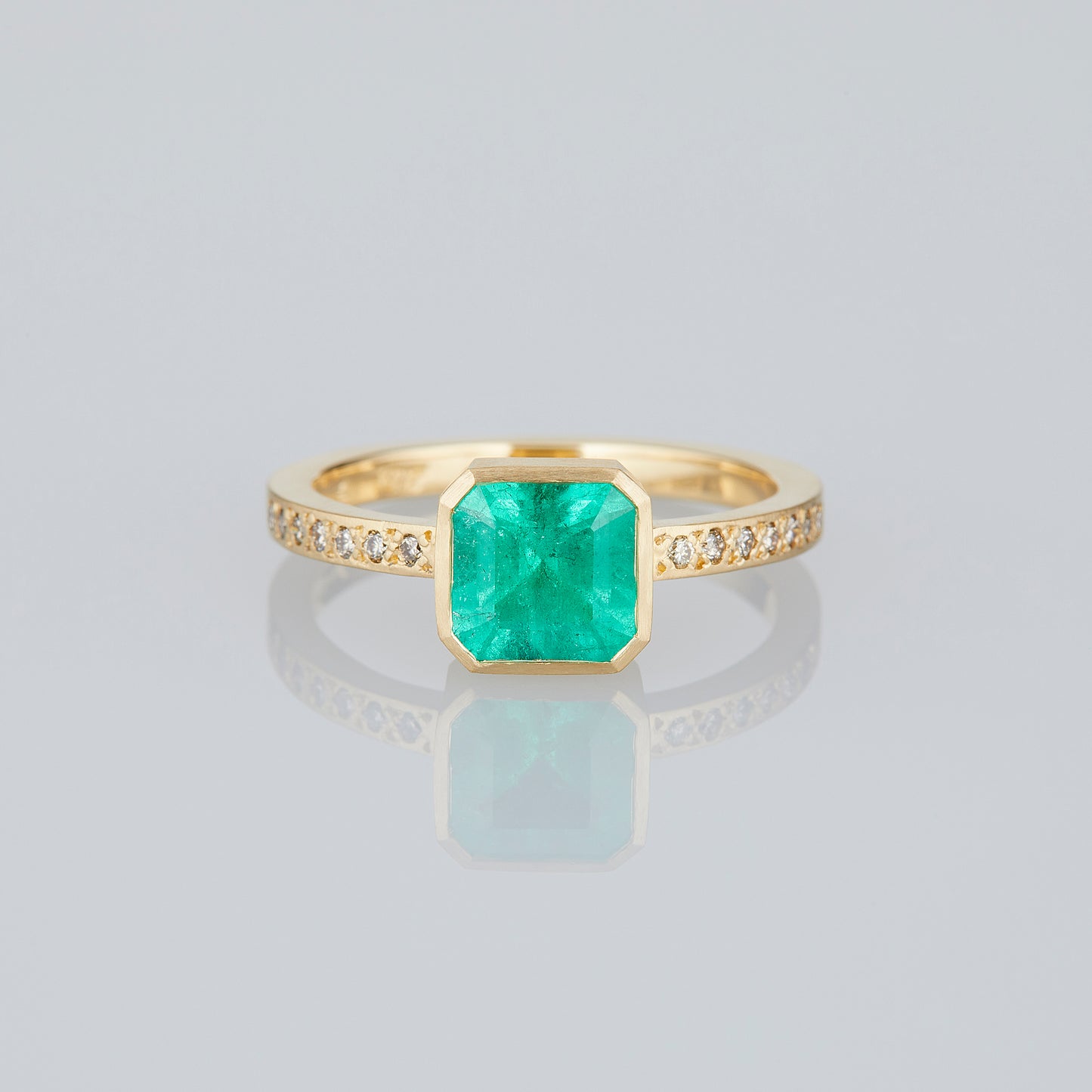 1.2 Carat One-of-a-Kind Emerald Cut Emerald Ring | ER70-OOAK