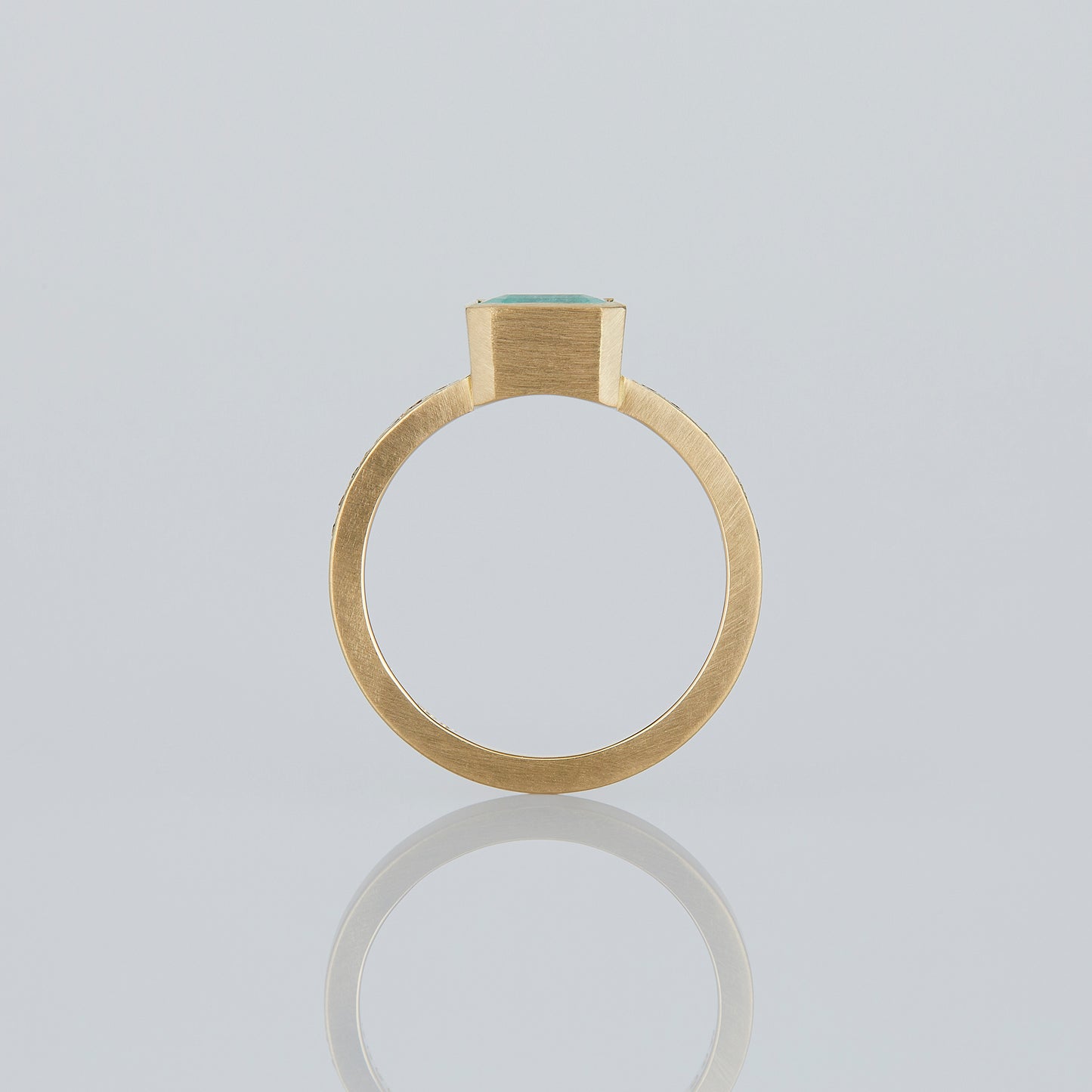 1.19 Carat One-of-a-Kind Emerald Cut Emerald Ring | ER74-OOAK