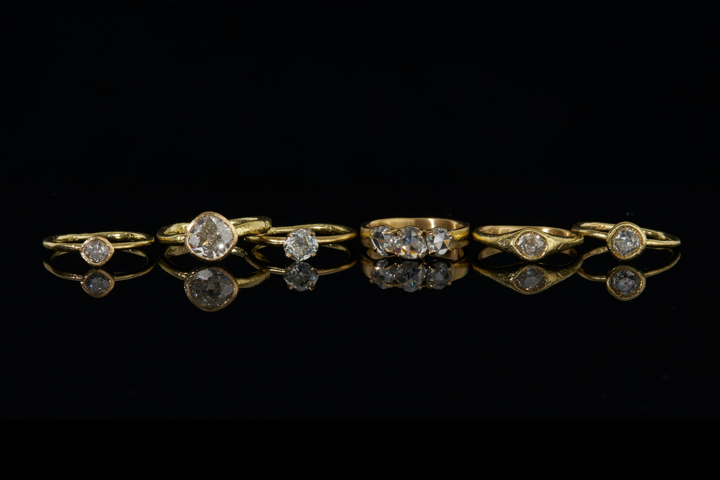 1.36 Carat One-of-a-Kind Old Mine Cut Diamond Ring | DR224-OOAK