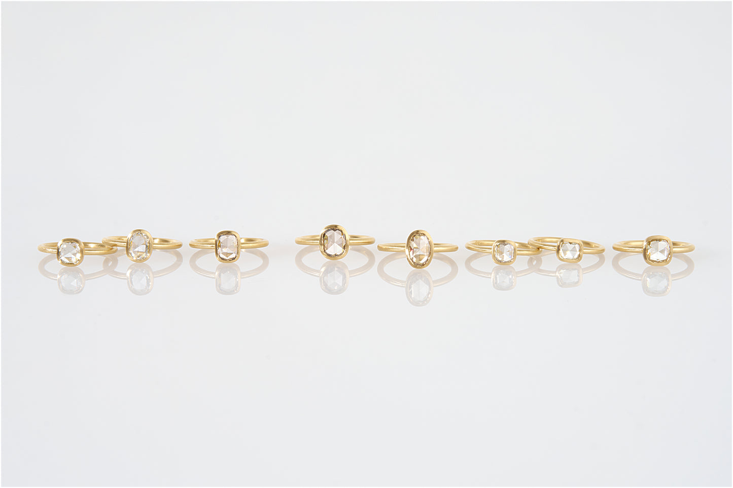 1.26 Carat One-of-a-Kind Rose Cut Light Brown Diamond Ring | DR233-OOAK