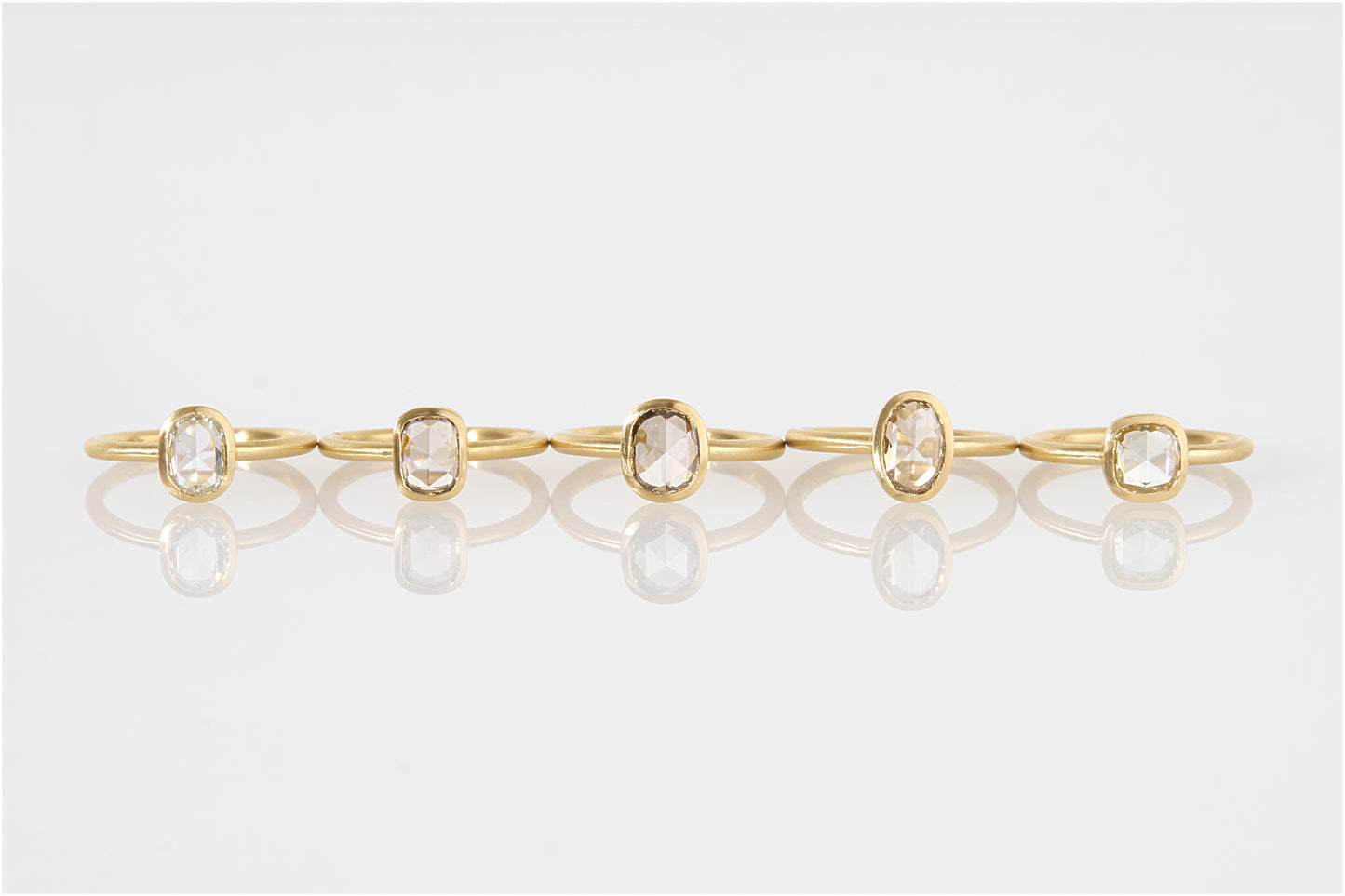 1.26 Carat One-of-a-Kind Rose Cut Light Brown Diamond Ring | DR233-OOAK