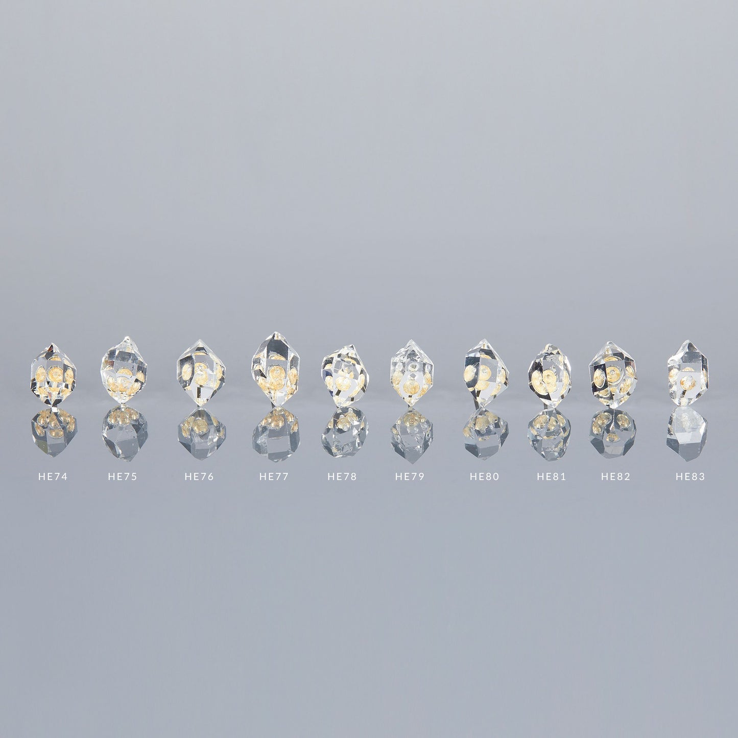 One-of-A-Kind Herkimer Diamond Studs | HE-OOAK