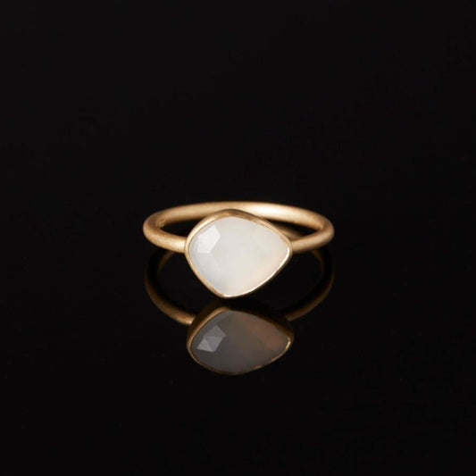 1.5 Carat One-of-a-Kind White Moonstone Ring | WMR2-OOAK