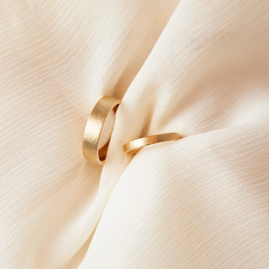 5.4mm Square Gilded Band | MR0127