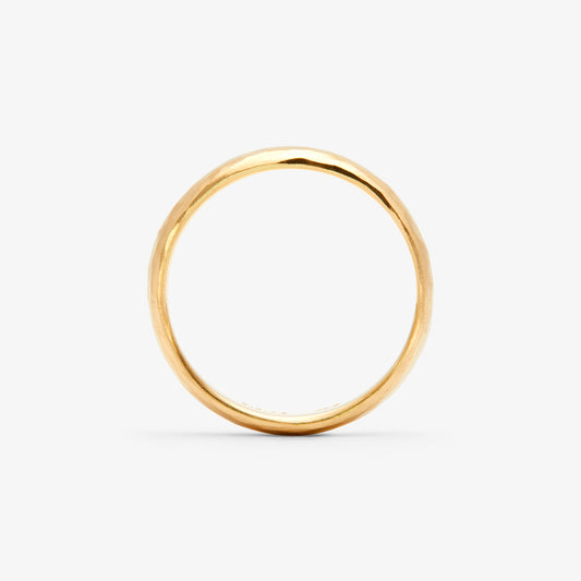 4.2mm Half Round Hammered Band | MR0135