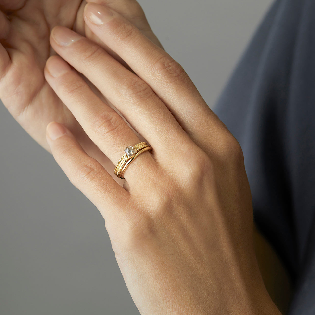 0.36 Carat 15th Anniversary One-of-a-Kind Brown Diamond Ring | BDR14-OOAK