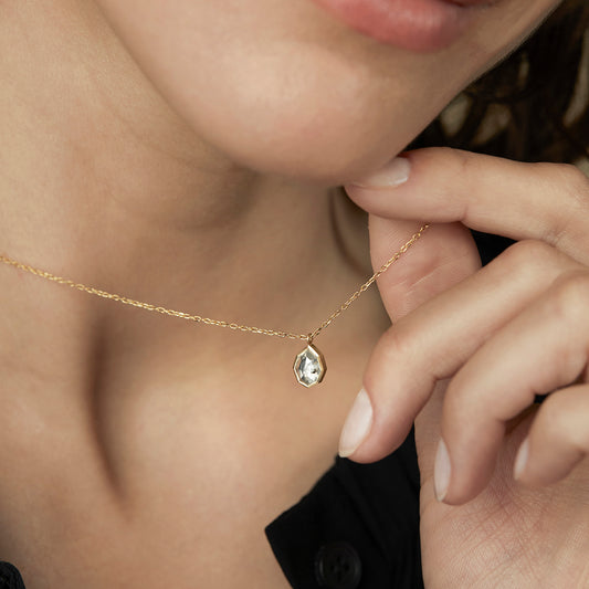 1.06 Carat One-of-a-Kind Rose Cut Diamond Necklace | DN10-OOAK