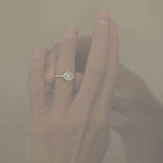 1.59 Carat One-of-a-Kind Antique Old Mine Cut Diamond Ring | DR225-OOAK