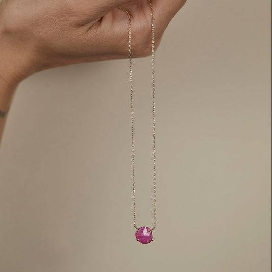 2.23 Carat One-of-a-Kind Sliced Ruby Necklace | RN1-OOAK