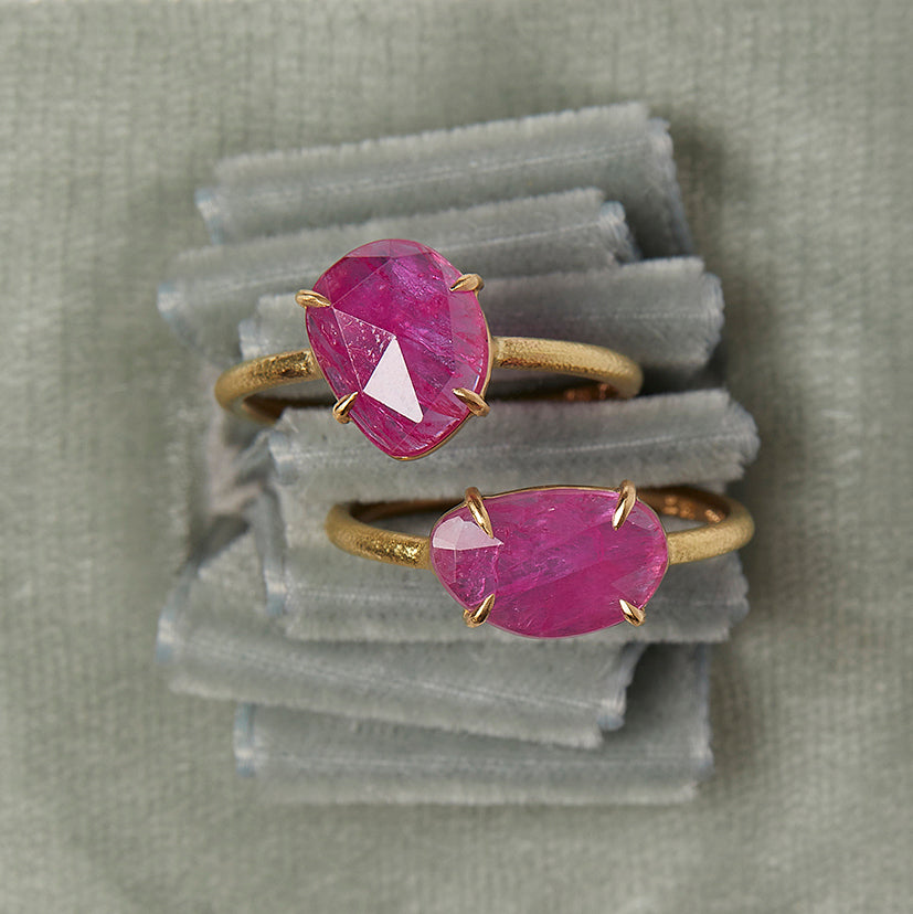1.89 Carat One-of-a-Kind Sliced Ruby Ring | RR7-OOAK