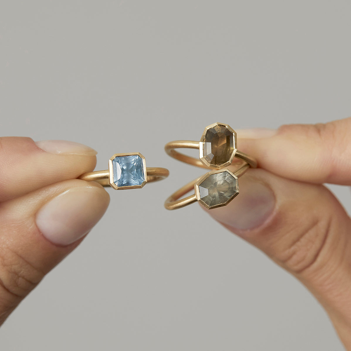 18K Yellow Gold on Model