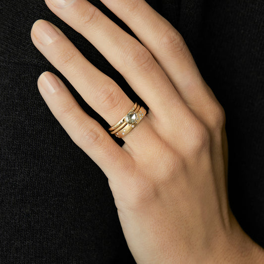 Inlaid Diamond Band | R0203W