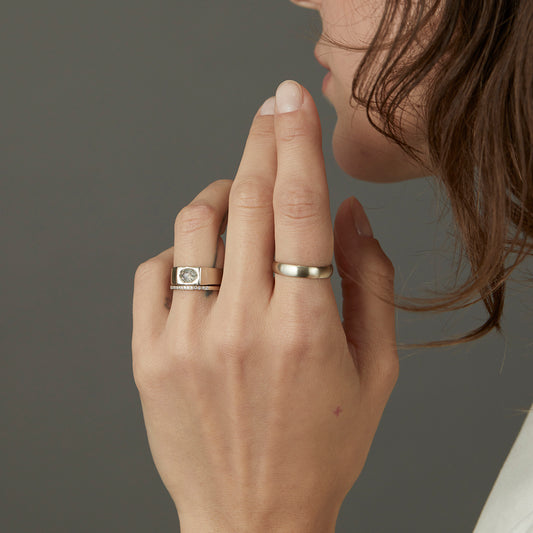 18K Yellow Gold on Model