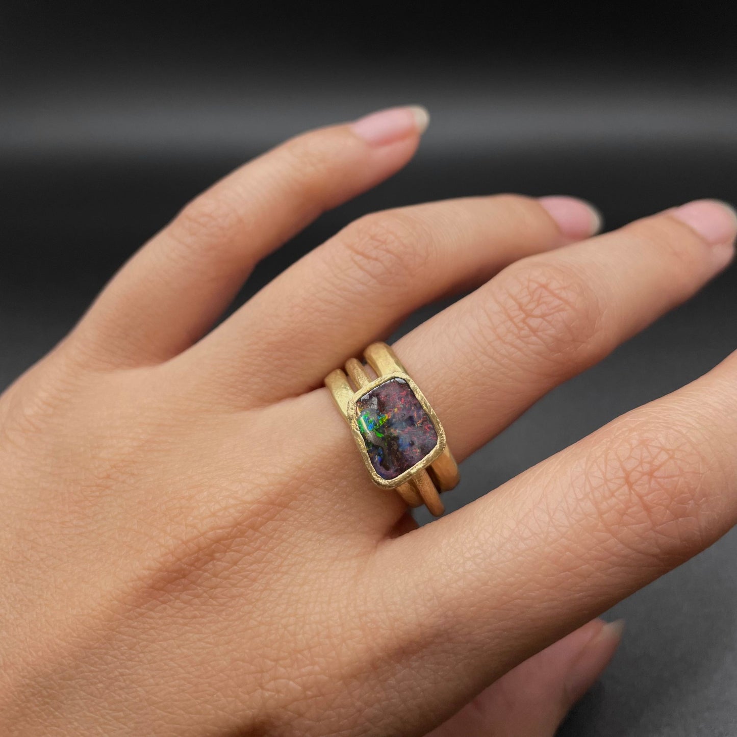 18K Yellow Gold on Model