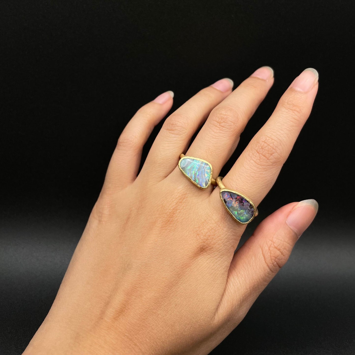 18K Yellow Gold on Model