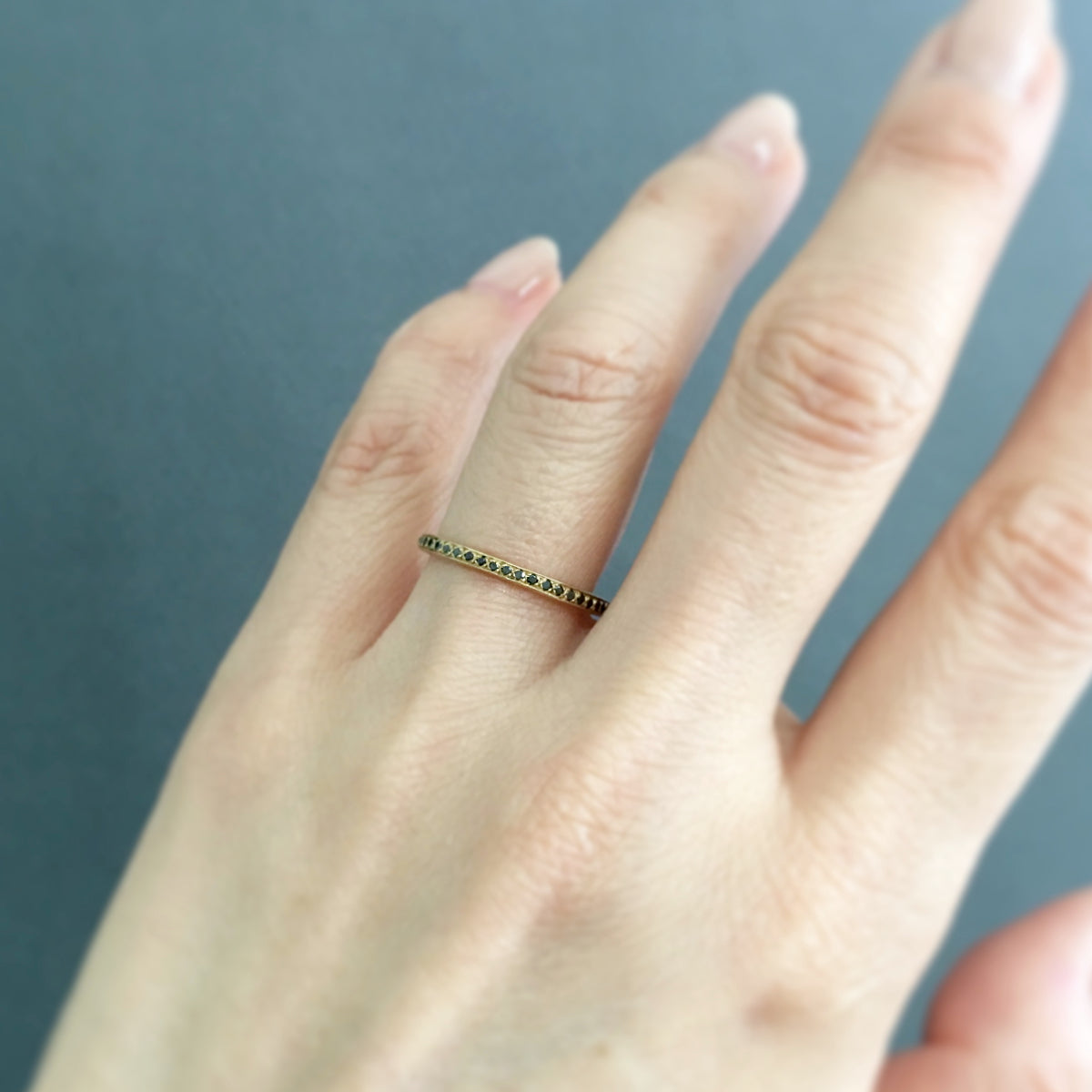 18K Yellow Gold on Model