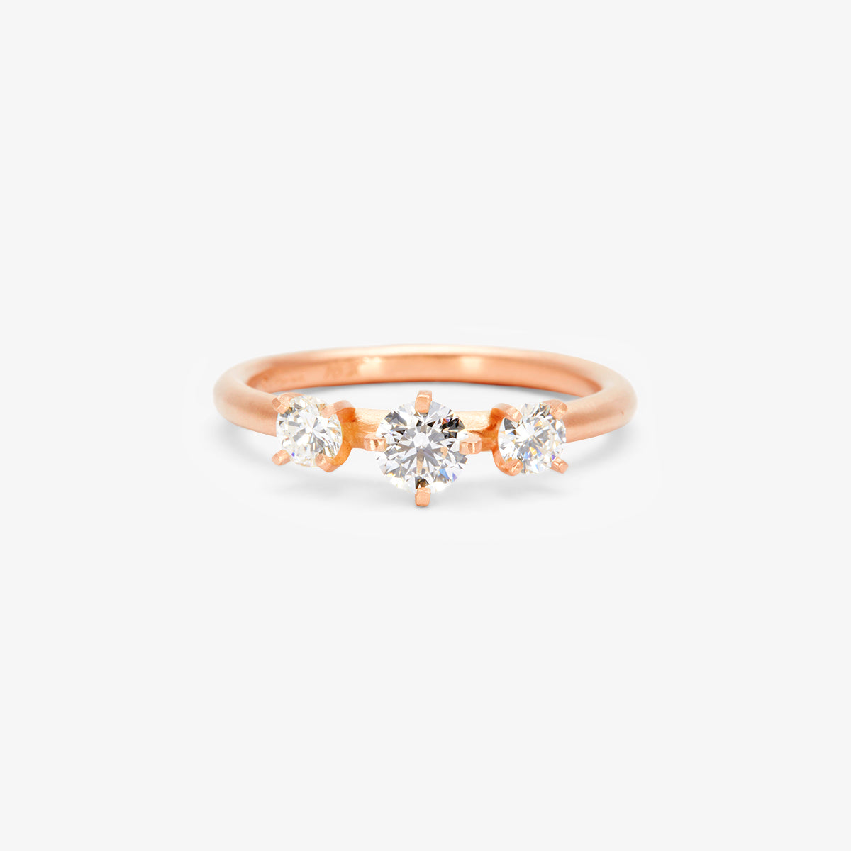 Grand White Diamond Trinity Ring | R11711W