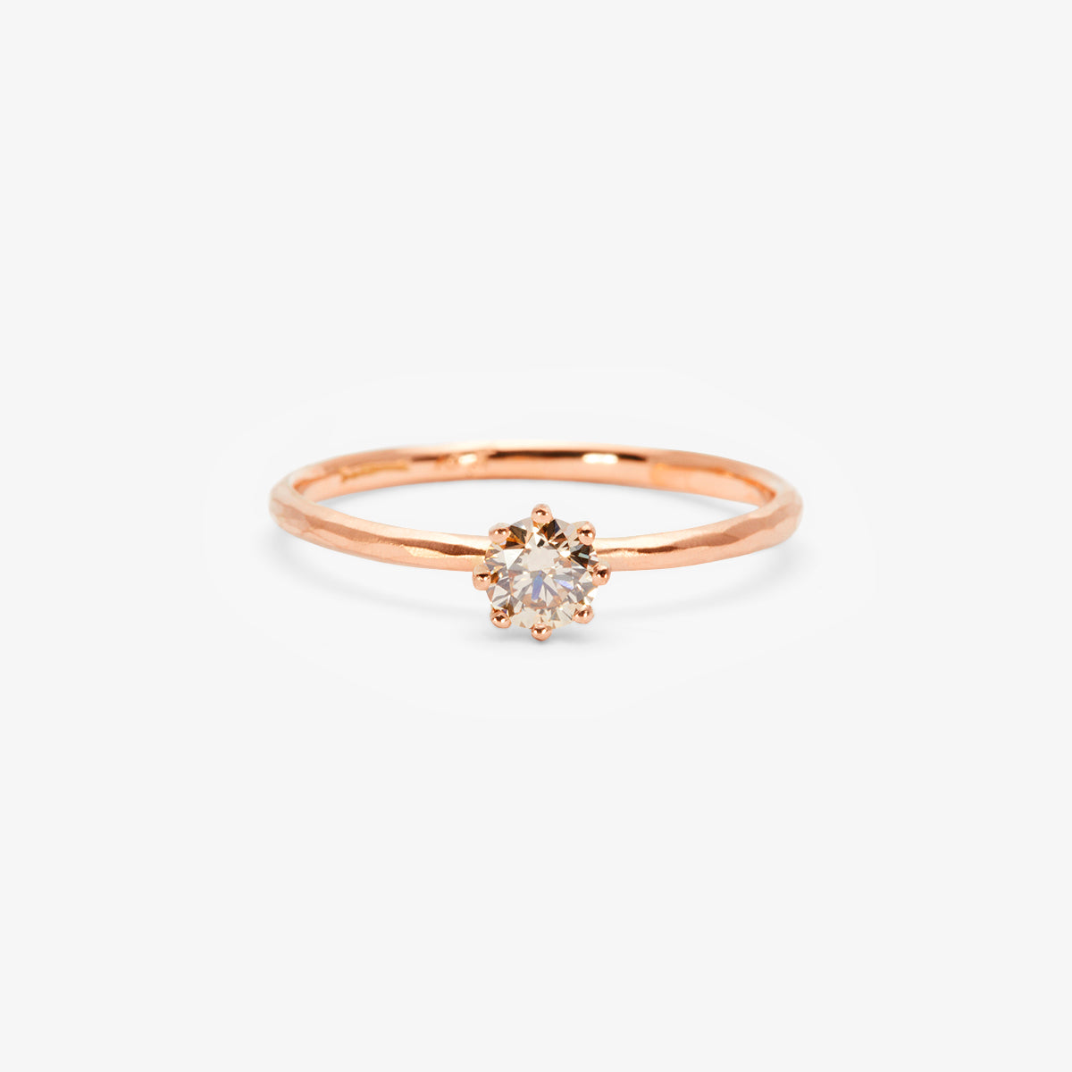 4mm Brown Diamond Blooming Ring | R19004BR